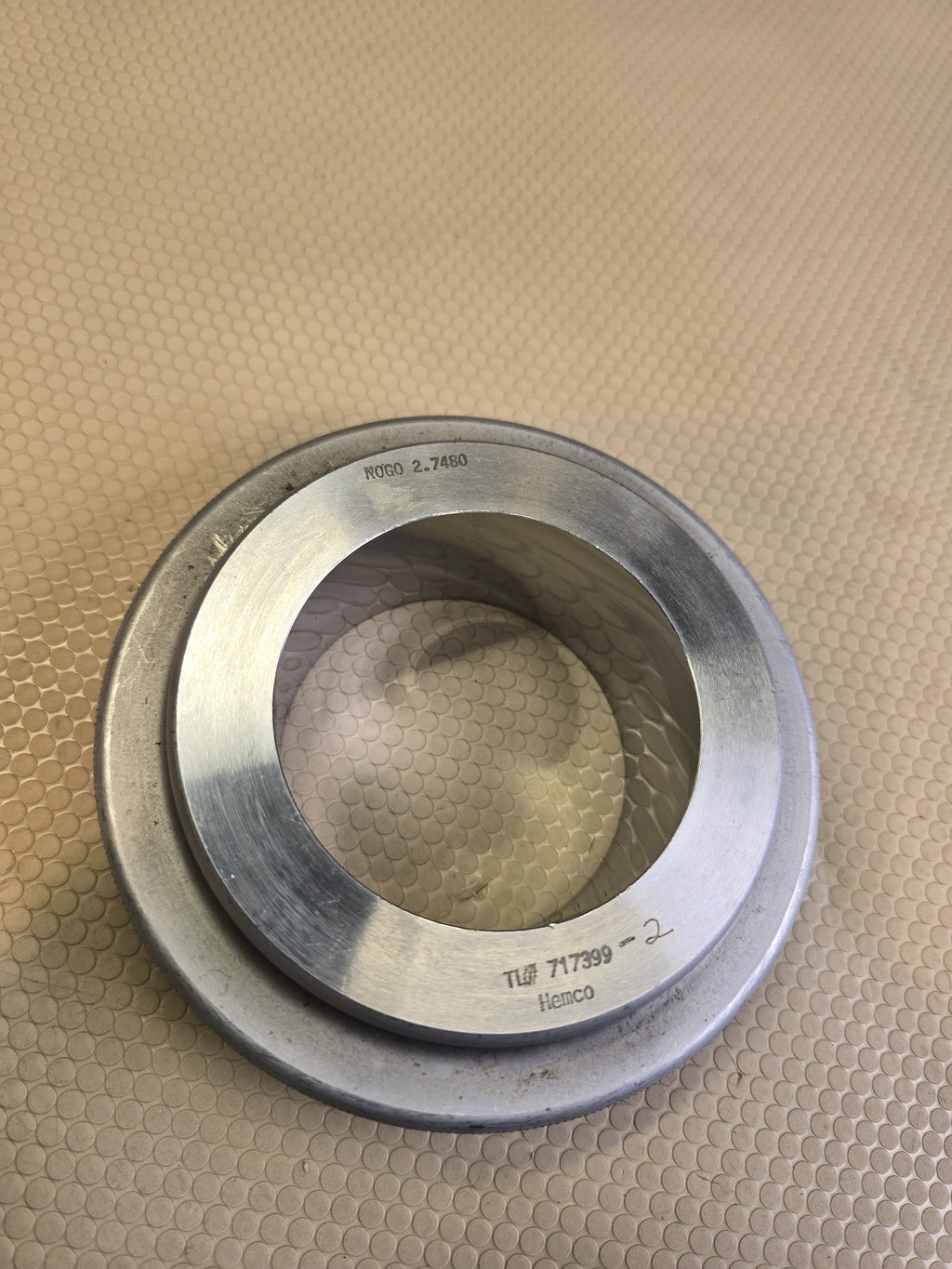 Hemco 717399-2 NOGO Ring Gage 2.7450" ID Precision Machining Tool