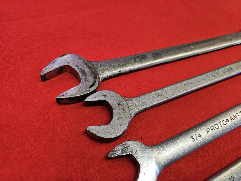 PROTO PROFESSIONAL S 9 PIECE SAE COMBINATION WRENCH SET USA 3/8" to 1"