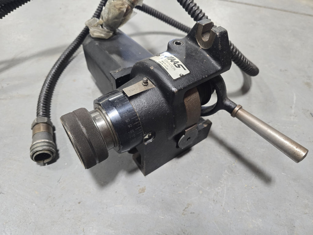 Haas HA5C Rotary Table Hand Lever Collet Closer, 194291 14 Pin Brush Rotary 