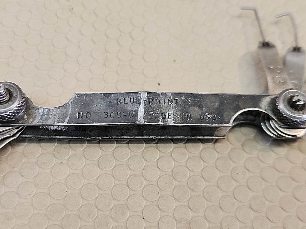 Vintage Blue Point by309-w Spark Plug Gap Gauge Tool Made In USA