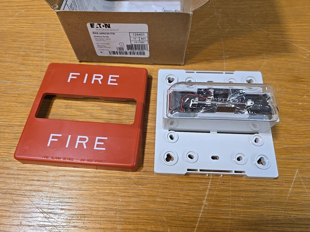 Eaton Wheelock RSS-24MCW-FW Strobe K316 White Red 
