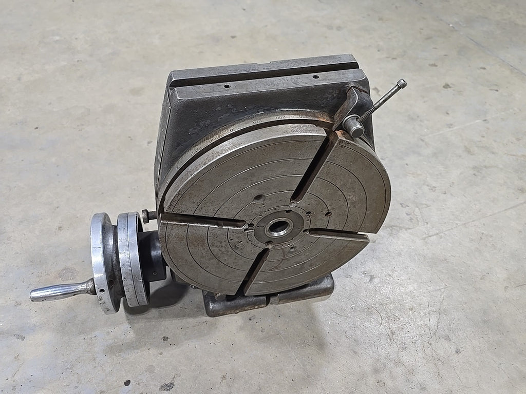 BRIDGEPORT ROTARY TABLE 12 In + OEM VERTICAL MOUNT Milling Machine Lathe 