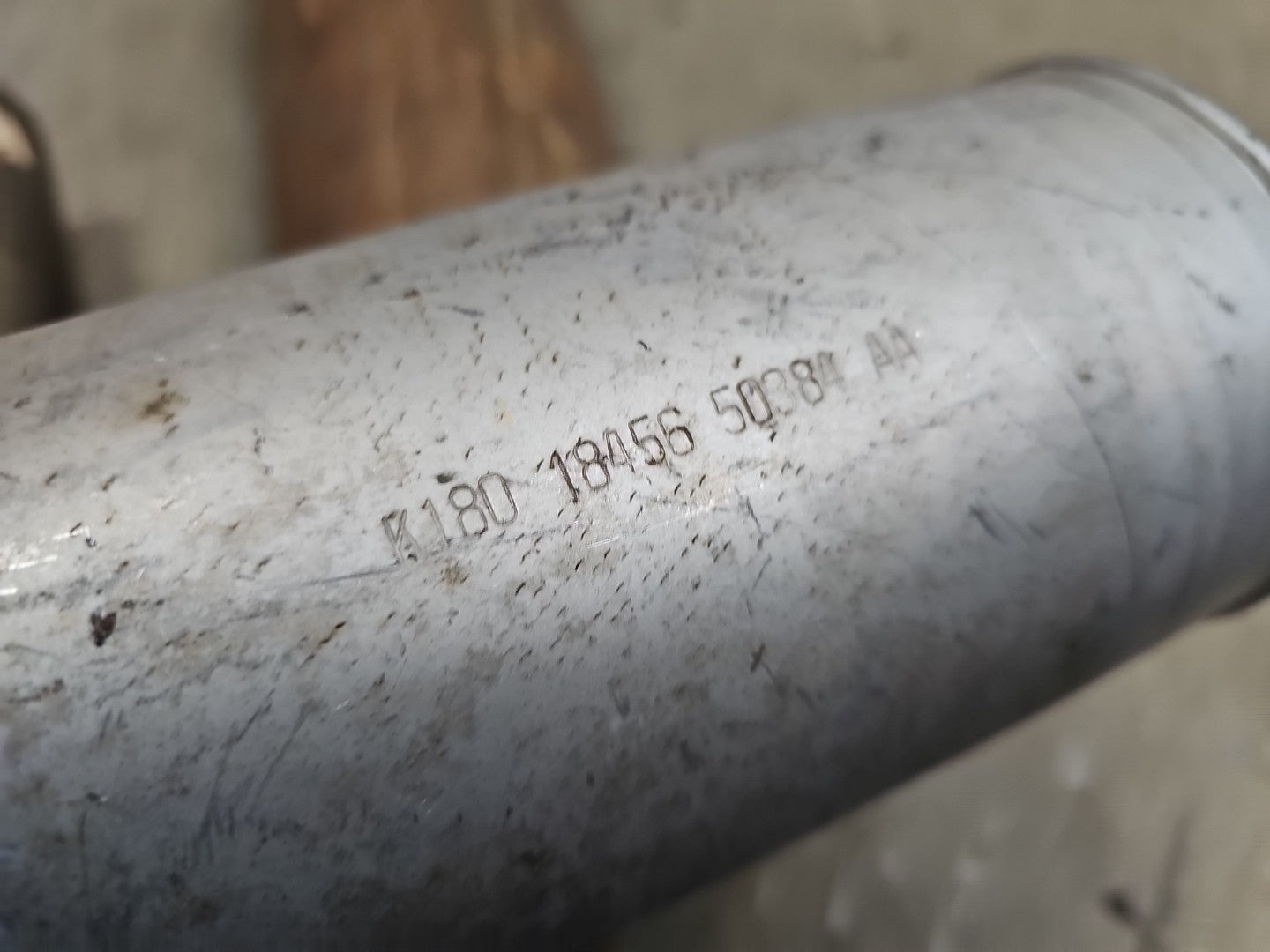 3x Paccar K180-18456-50384  Pipe-Exhaust LOT Long Aluminized Stainless Steel