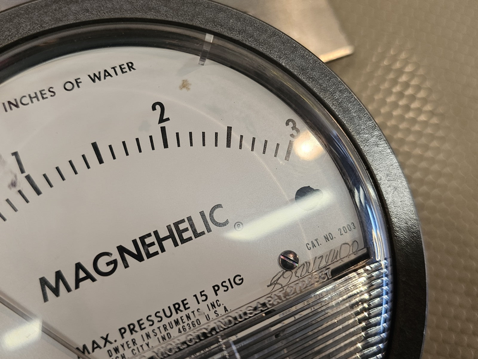 Dwyer 2003 Magnehelic Differential Pressure Gauge