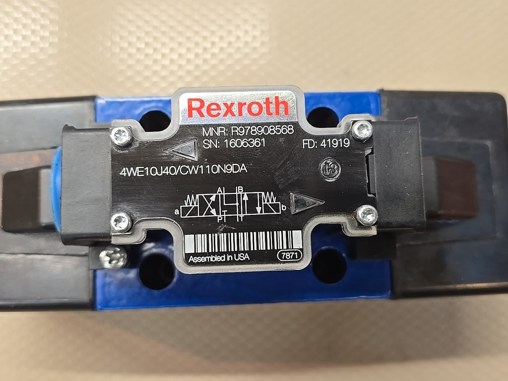 REXROTH 4WE10J40/CW110N9DA/V R978908908 110/120V Electromagnetic valve NEW!