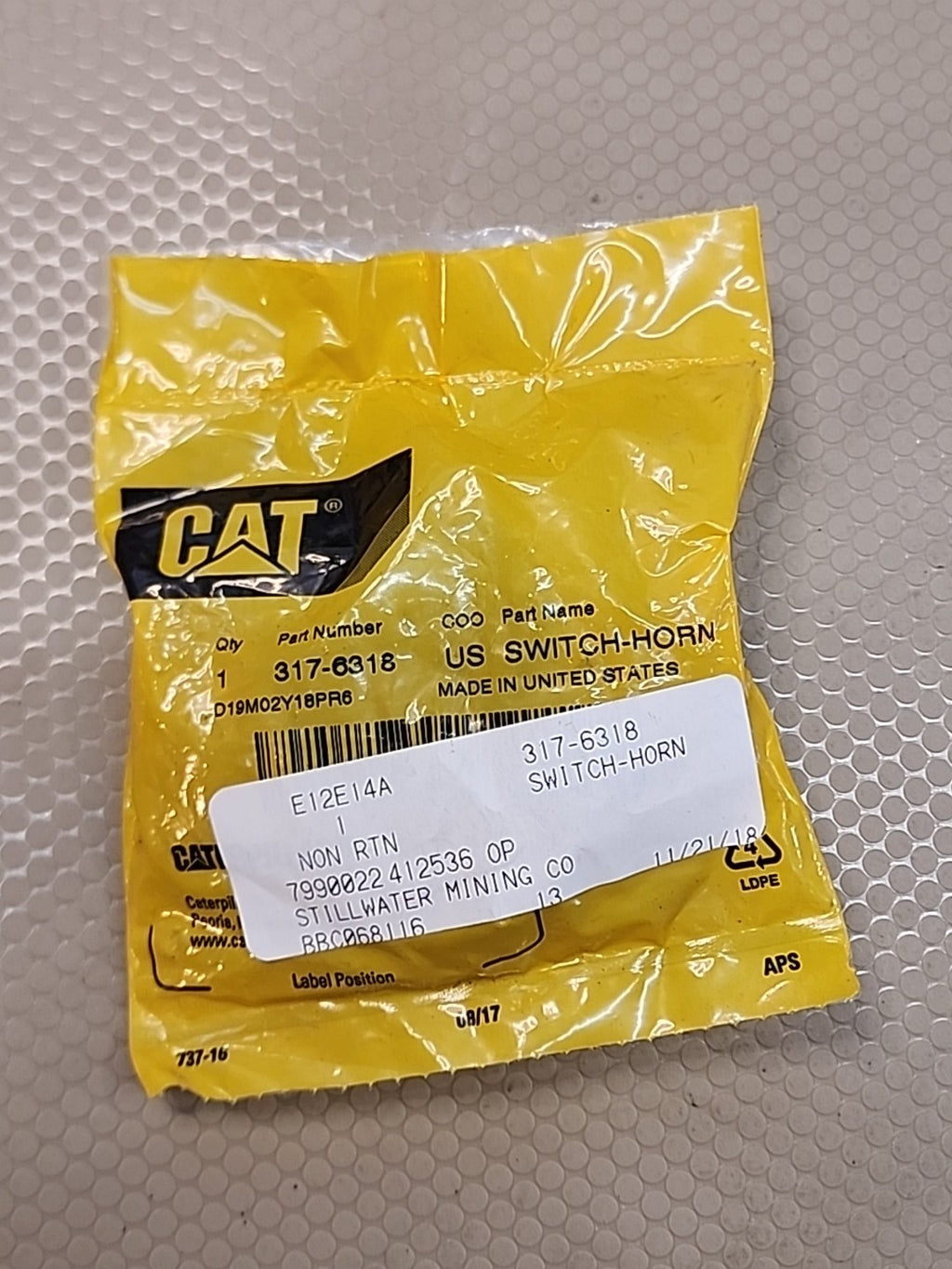 CAT Switch-Horn 3176318 for Caterpillar OEM USA