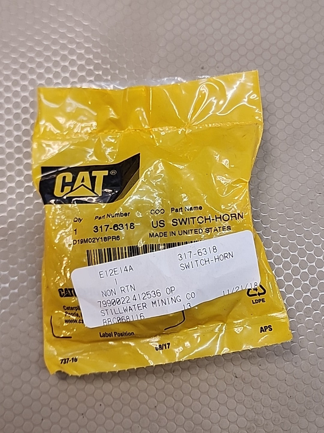 CAT Switch-Horn 3176318 for Caterpillar OEM USA