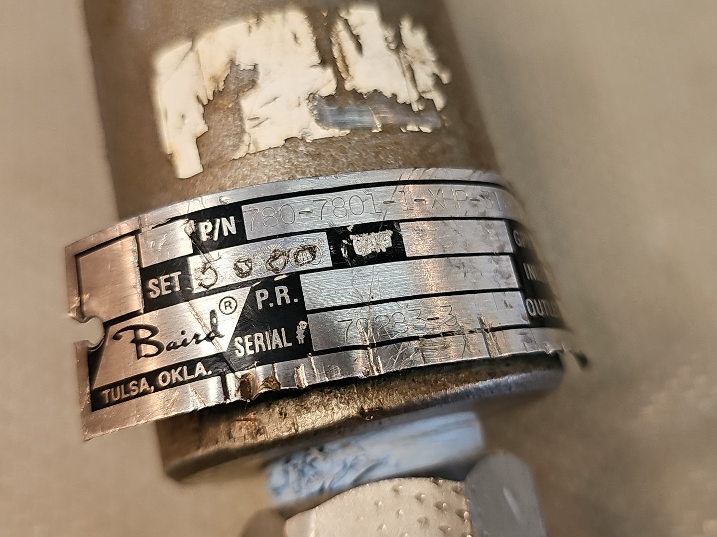 Baird Relief Valve 15-115GPM 500-3000psi 1" Port  7807801-1xhp-316-a $1300 MSRP