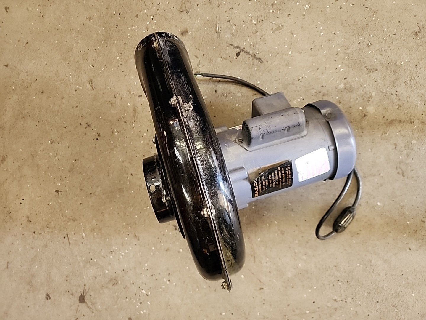 Baldor VL3503CNF PB9 Blower Fan Dust Control Unit Dust Collector Fan Made in USA