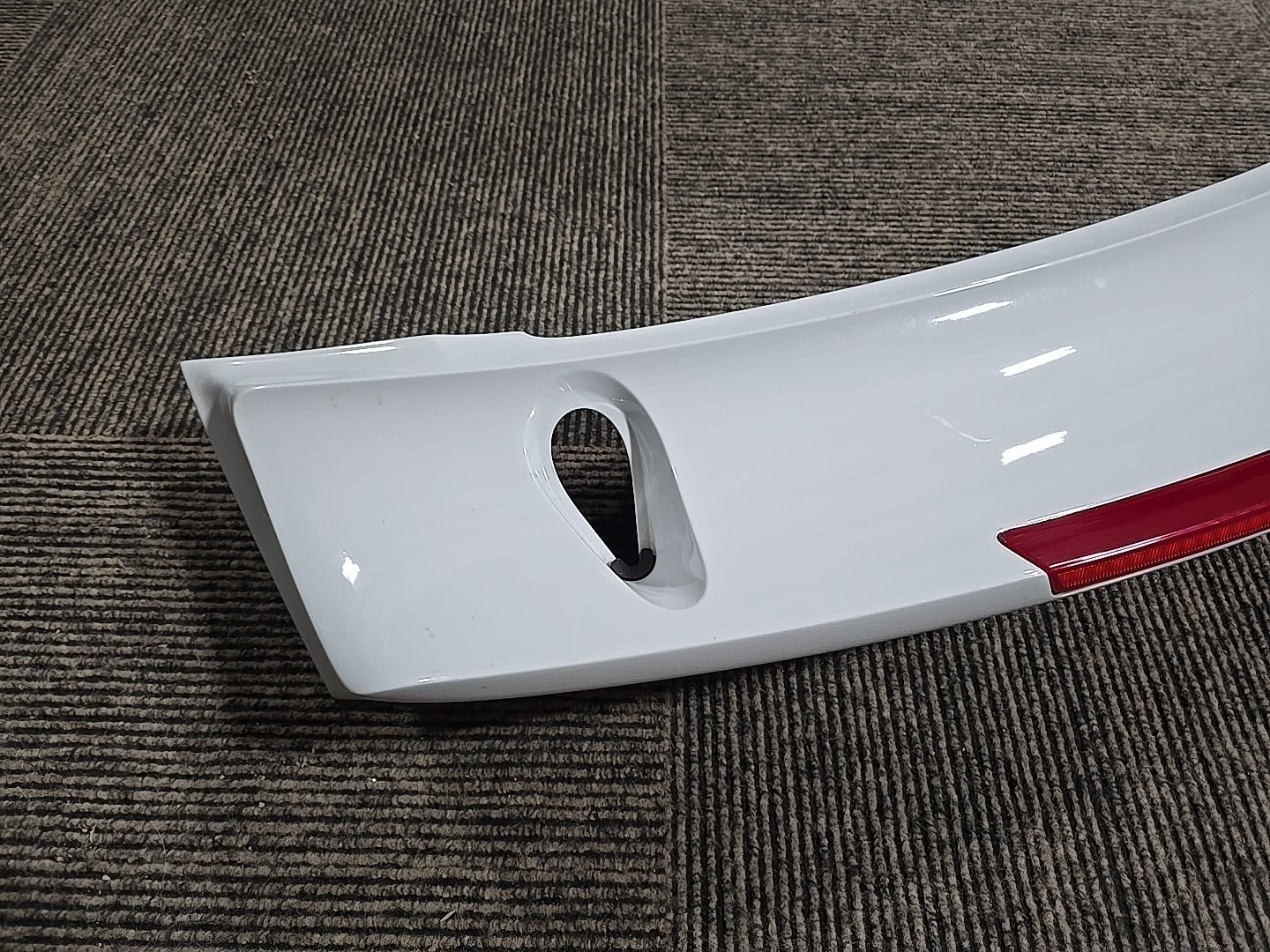 Porsche 911 991 TURBO S OEM SPOILER White Rear Deck Lid Genuine OEM 99150404314