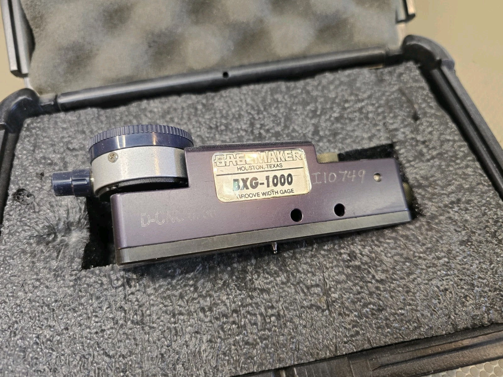 Gagemaker – BXG-1000 Face Groove Width Gage per API 6A
