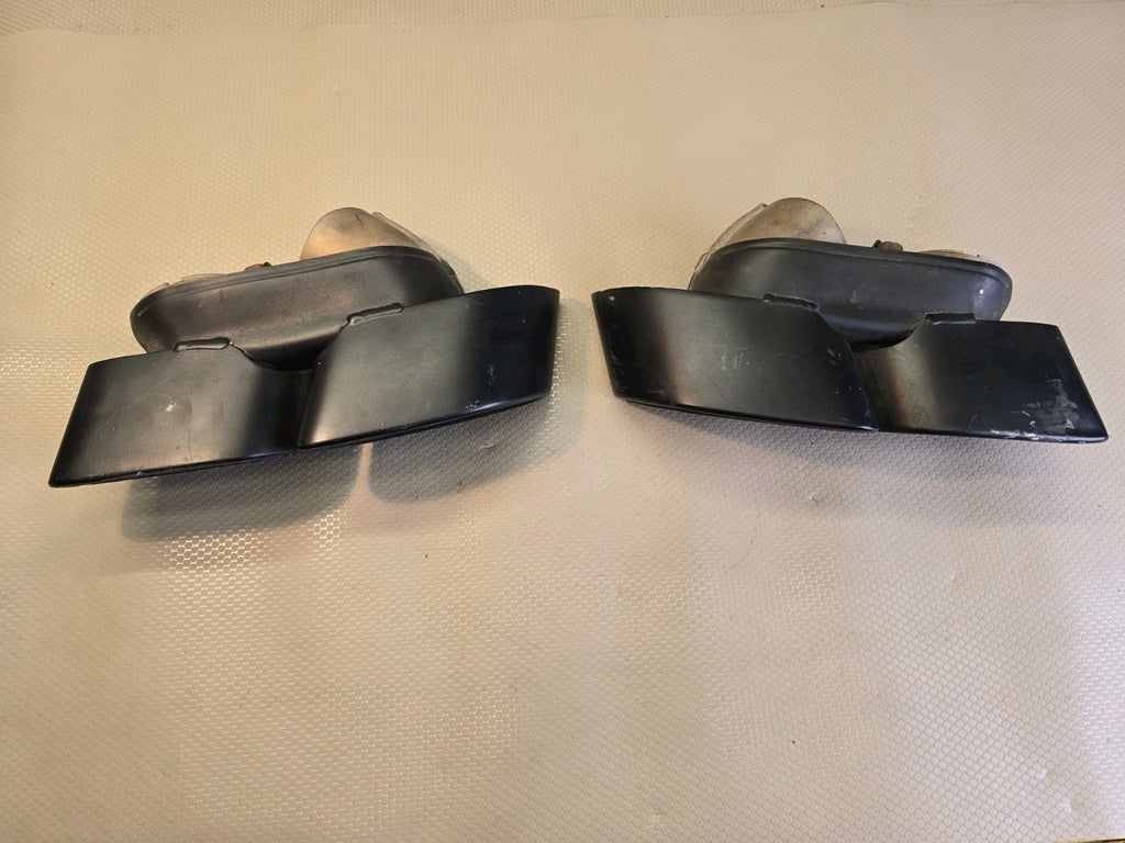 Porsche 911 Turbo S 991 Left/Right Exhaust Tip 991.111.762.61/761.62 Black OEM