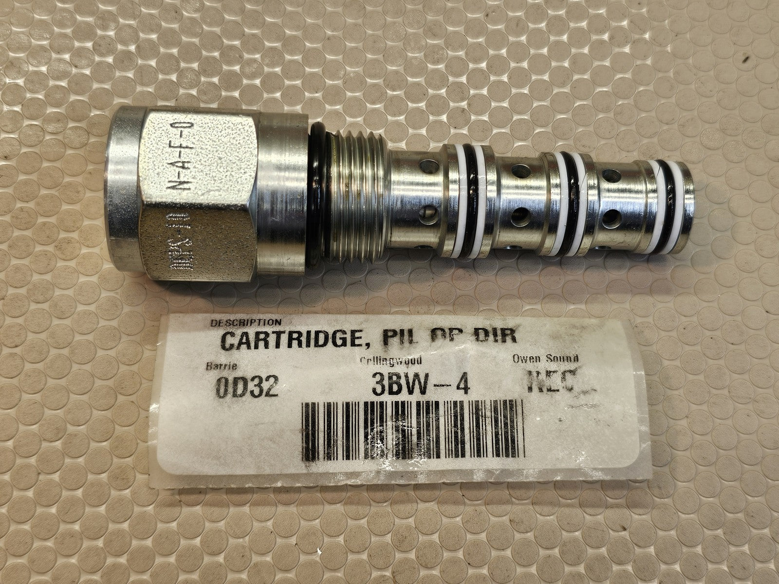 Bucher Hydraulics DCPS-10-N-A-S-0-100 Hydraulic Cartridge Valve Pilot Operated D