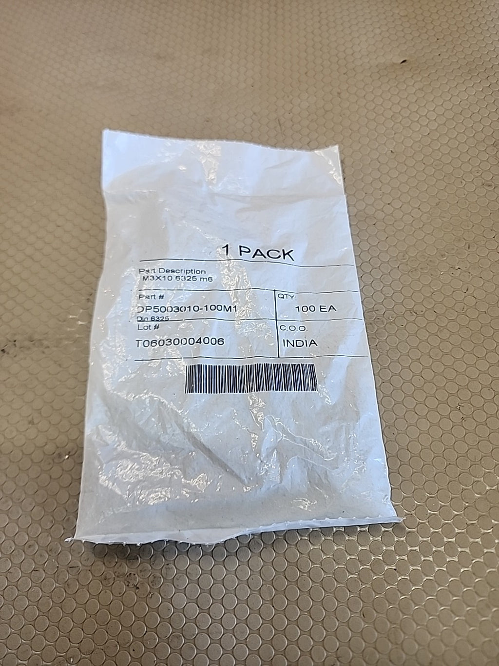 NEW Dp5003010-100m1 Dowel Pins 6325-m6 M3x10 3mm Dia. x 10mm About 50 Pieces