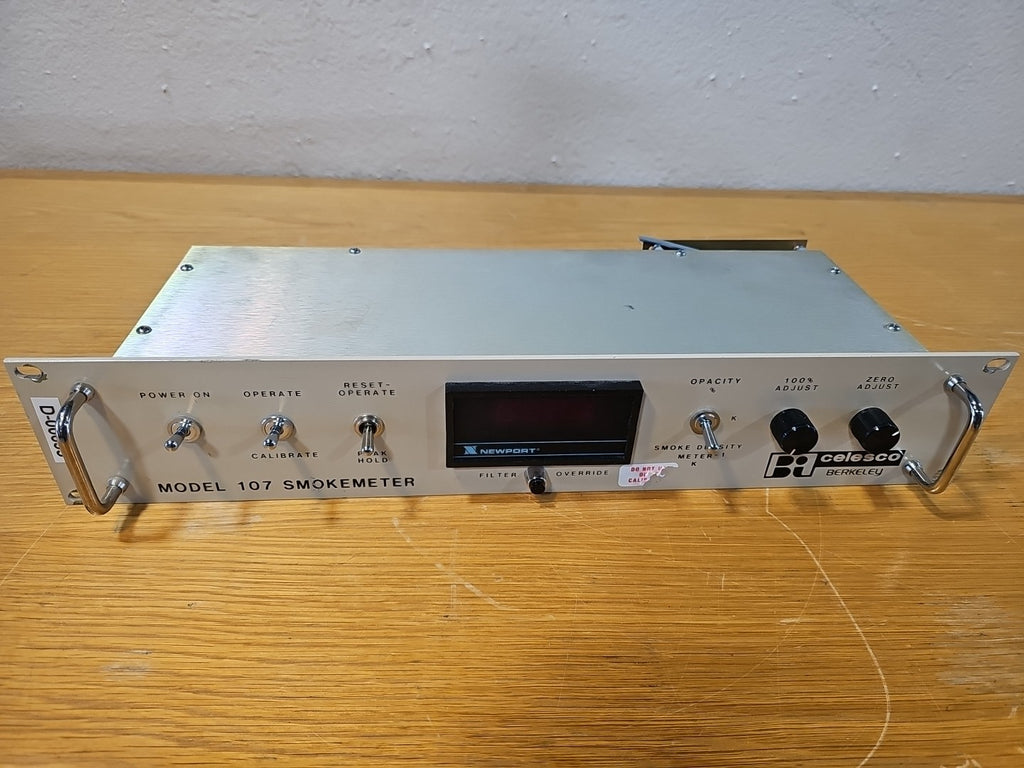 Telonic Berkeley Model 107 Smokemeter Diesel Exhaust Control Panel