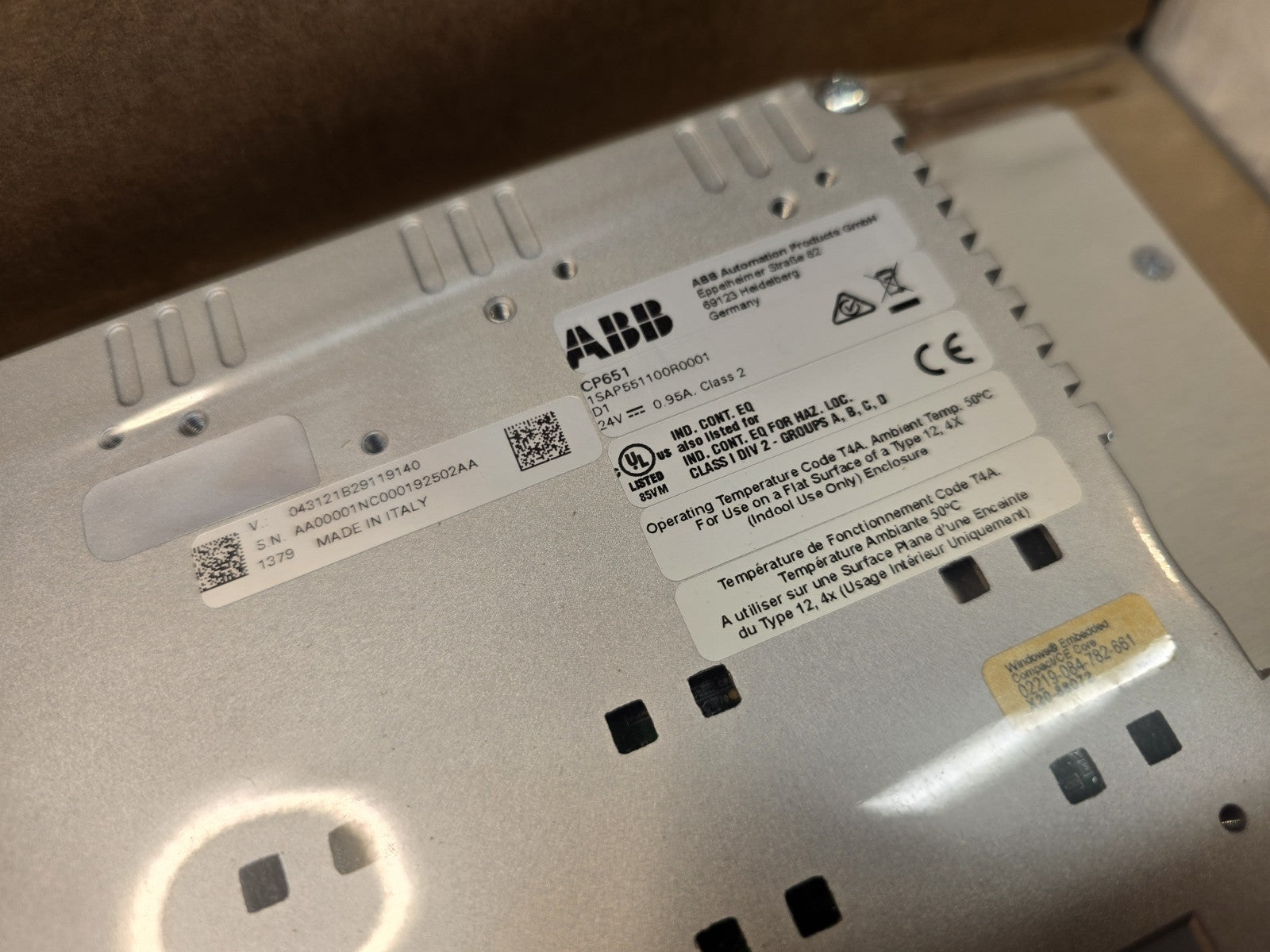 NEW ABB Touch Screen CP651 D1 1SAP551100R0001