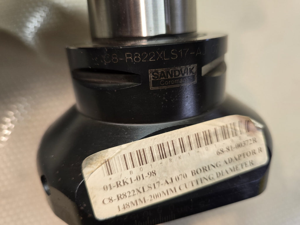 Sandvik Coromant C8-R822XLS17-AJ070 Capto CoroBore XL Boring Head Adaptor 148-20
