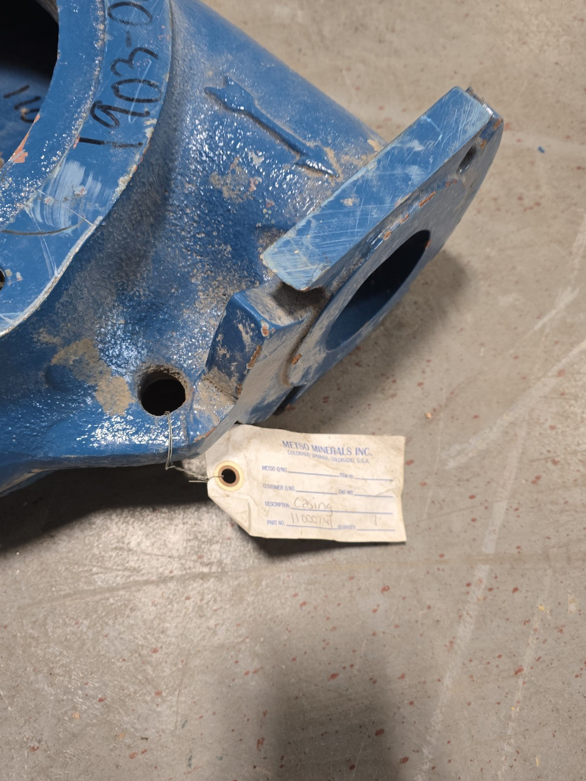 Metso Minerals 110007-M1 SHR High Chrome Slurry Pump Casing Volute VS 80 213-80