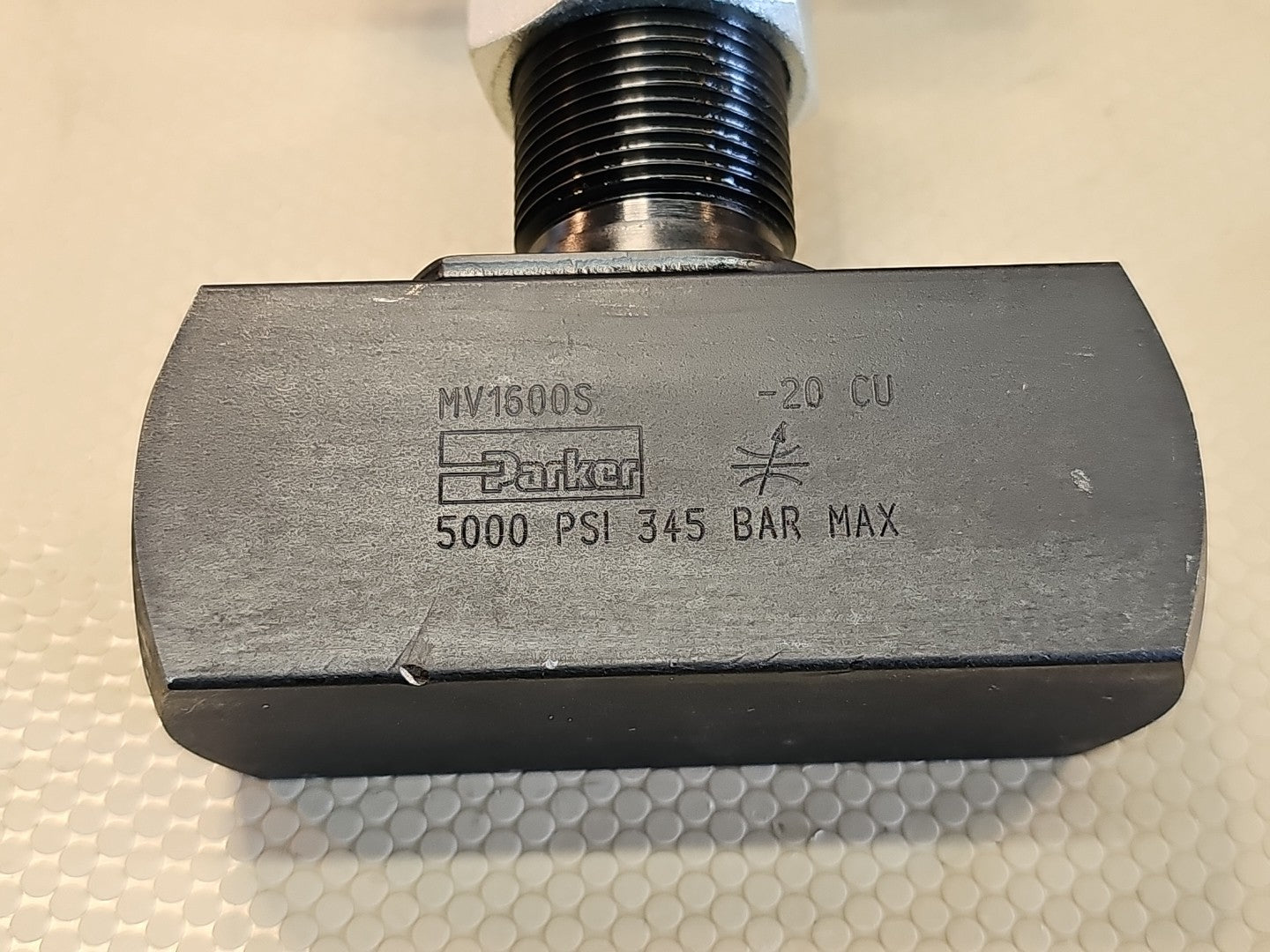 Parker MV1500S Steel Colorflow In-Line Precision Needle Metering Valve