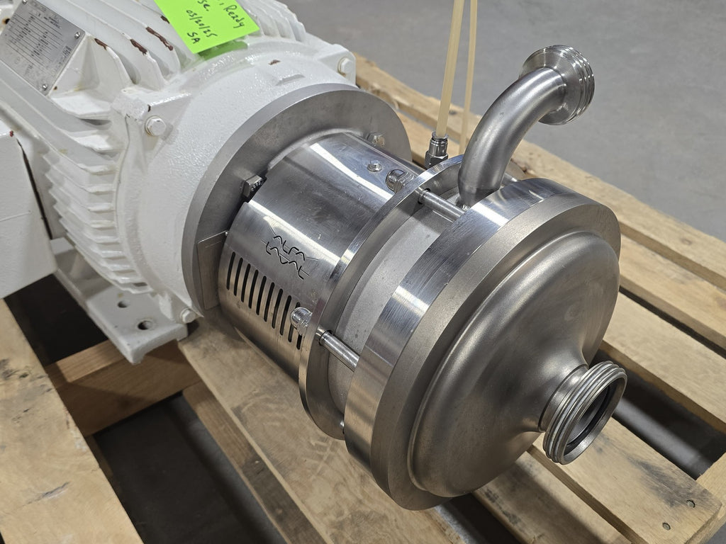 Alfa Laval LKH-40 Sanitary Centrifugal Pump Wet End w/ 20 HP Sterling Motor 256T