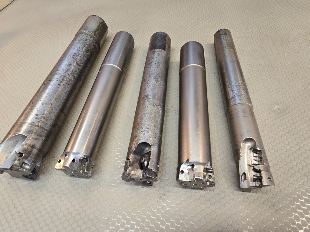 5x! MITSUBISHI / Other 1" - 1.5"  STEEL INDEXABLE END MILL BORING BAR Coolant