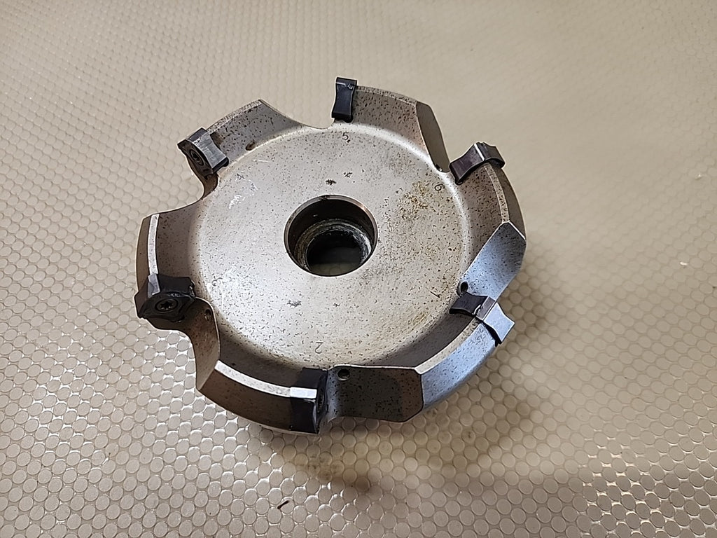 KORLOY 1-06-021248 RM8ACA4400HR 4" 45 DEGREE INDEXABLE FACE MILL FOR SNMX R-HND