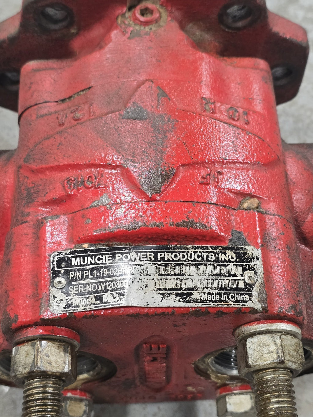 Muncie Power Products PL1-19-025B-P Hydraulic Gear Pump for PTO Application