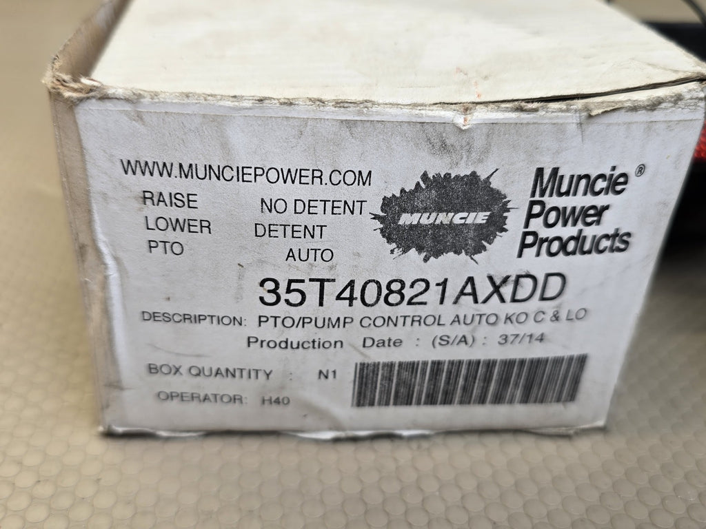 Muncie 35T40821AXDD PTO Pump Control Switch Auto KO C & LO Lever NEW
