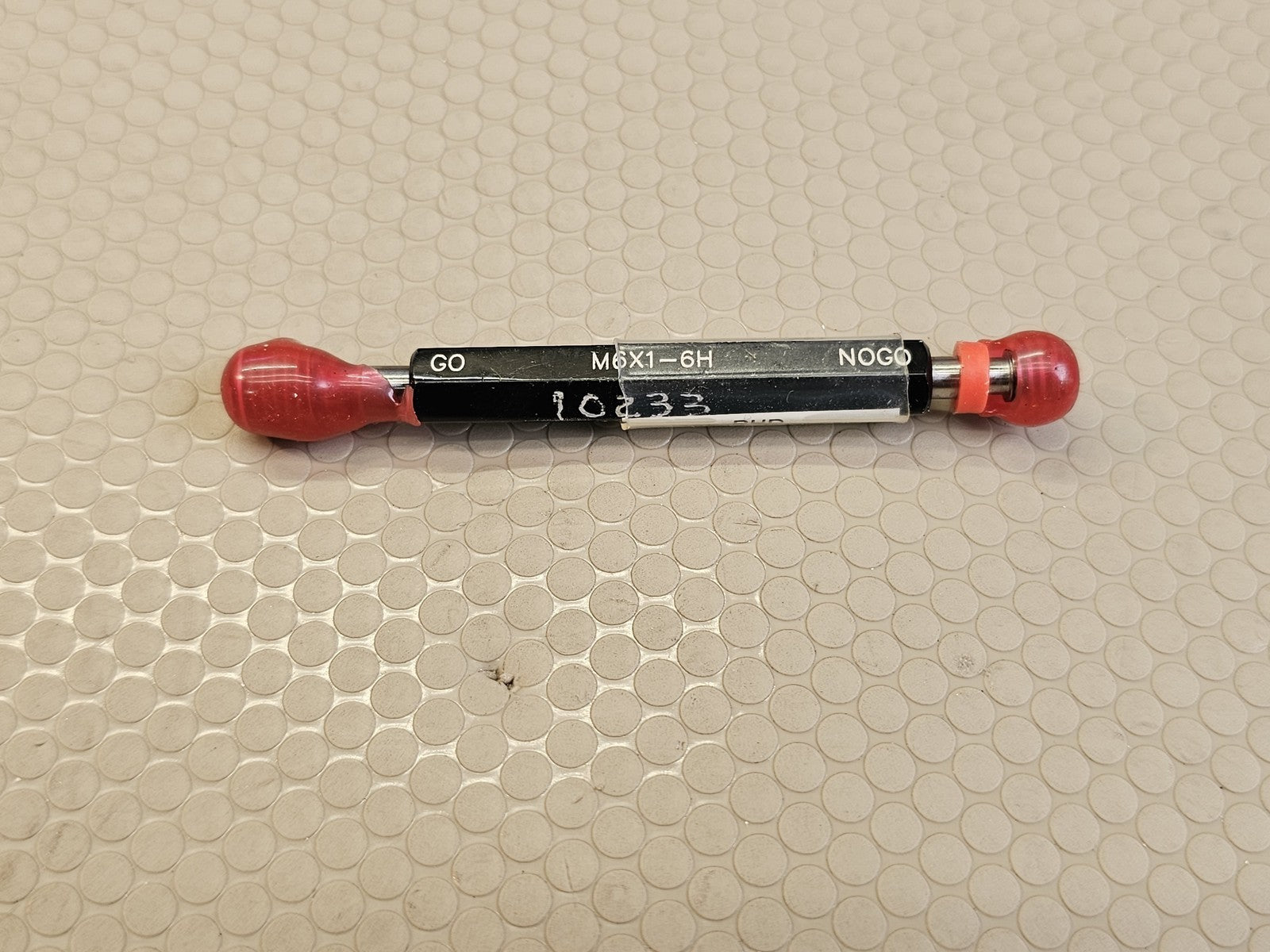 SPI M6X1-6H Thread Plug Gauge GO NOGO