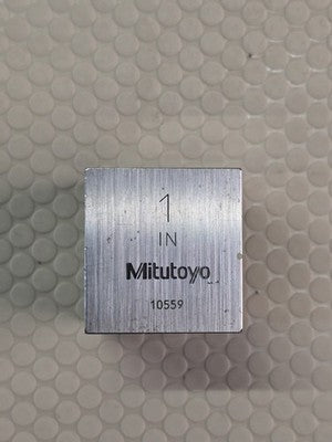 Mitutoyo 1 IN Rectangular Steel Gauge Block Calibration Standard