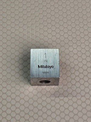 Mitutoyo 1 IN Rectangular Steel Gauge Block Calibration Standard