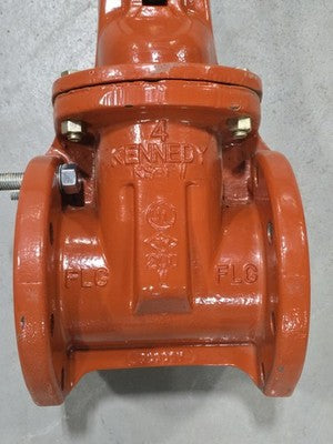 KENNEDY 4" Class 250 Flanged OS&Y Rising Stem Gate Valve Ductile Iron LIGHT USE*