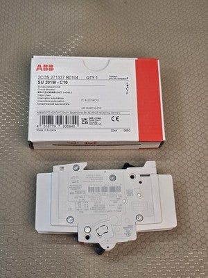 ABB 2CDS271337R0104 SU 201M-C10 Circuit Breaker 1-Pole 10A 15kA 230V/277V