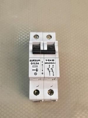 SURSUM V-EA 52 Circuit Breaker G 0.3A 2 Pole 240/415V 480Y/277VAC