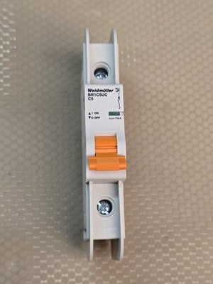 Weidmuller BR1C5UC C5 5A 1 Pole Circuit Breaker 10kA 240VAC 80VDC