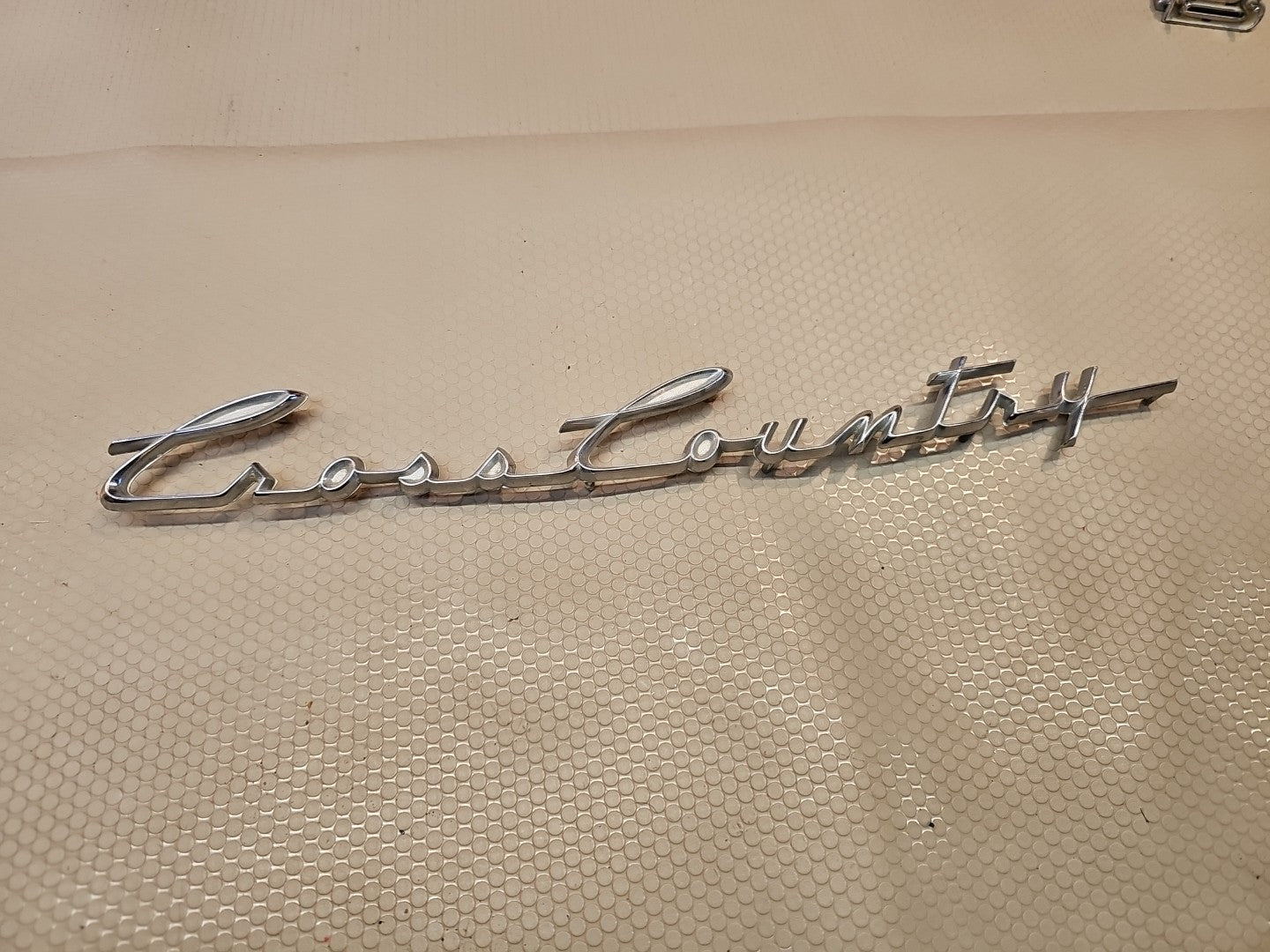 OEM! Rambler Cross Country tailgate emblem for early 60's Rambler