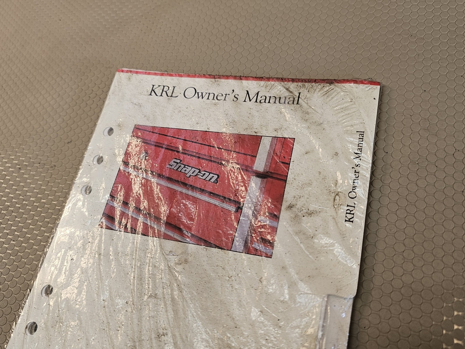 NEW Snap-On Tools KRL Tool Box Owner's Manual Unopened 