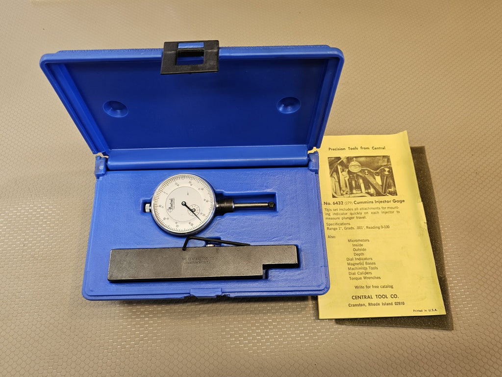 Central Tools 6432 Timing Gauge Ignition Adjustment Set Cummins V-903