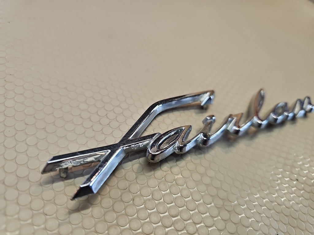 1962 FORD FAIRLANE Emblems Script C20B-6250400F & C20B-6250401F - RH & LH