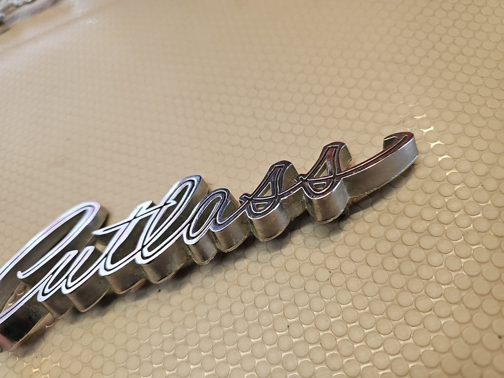 Original 1969 Oldsmobile Cutlass script emblem 399503 - Vintage OEM Badge