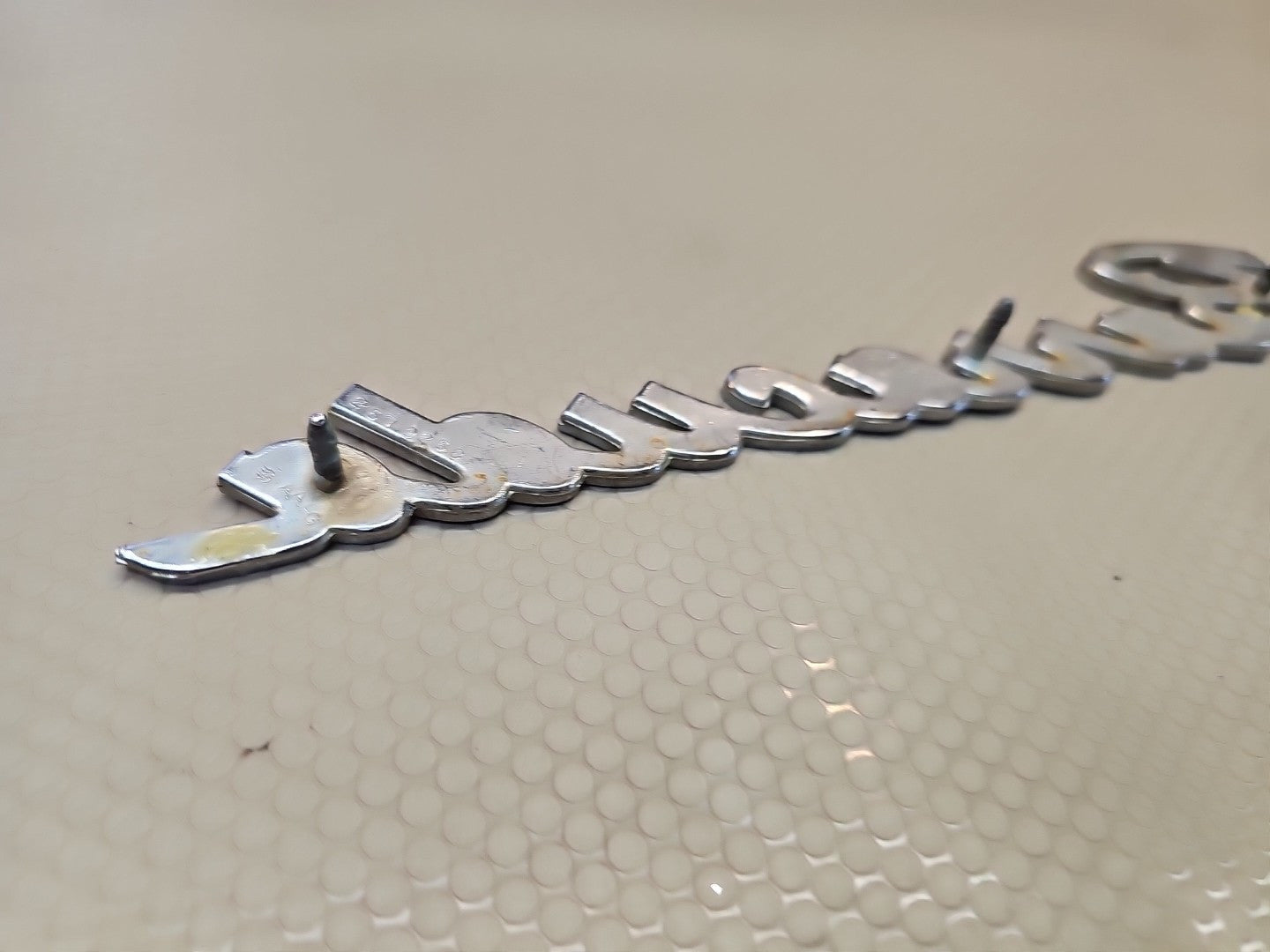 PLYMOUTH BARRACUDA FENDER TAIL PANEL EMBLEM BADGE FACTORY ORIGINAL