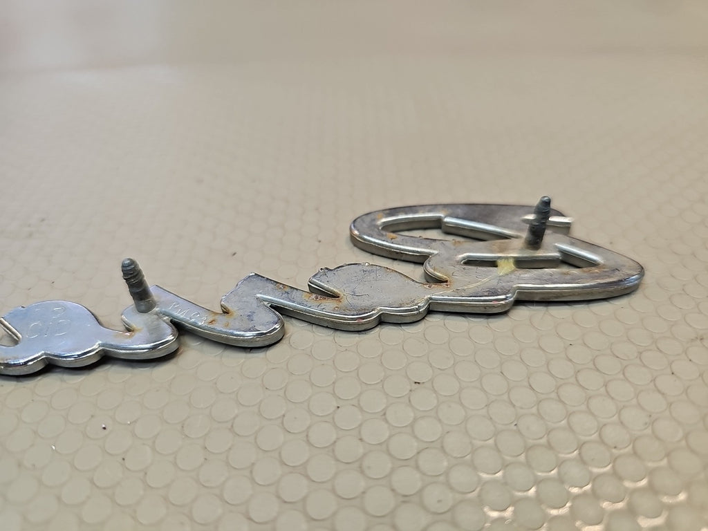 PLYMOUTH BARRACUDA FENDER TAIL PANEL EMBLEM BADGE FACTORY ORIGINAL