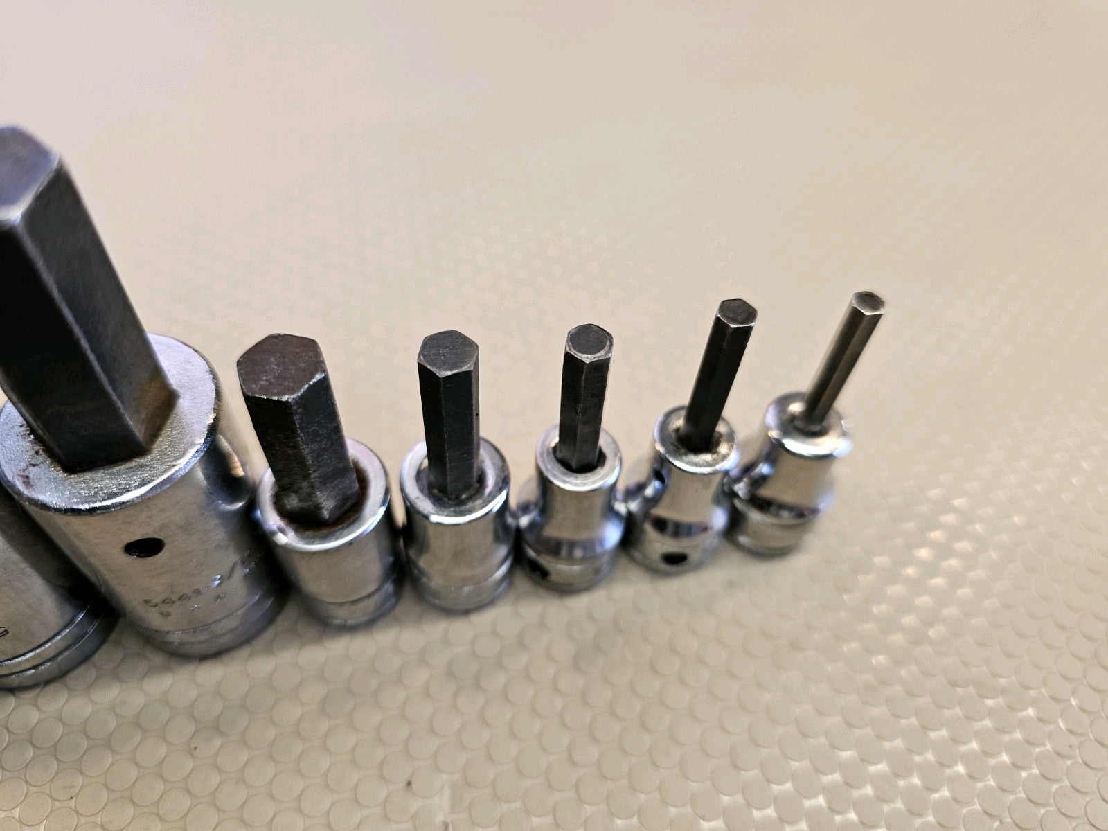 Snap-On Proto 8pc SAE Hex Allen Bit Socket Set 5/32" to 5/8" - 3/8" 1/2" Large