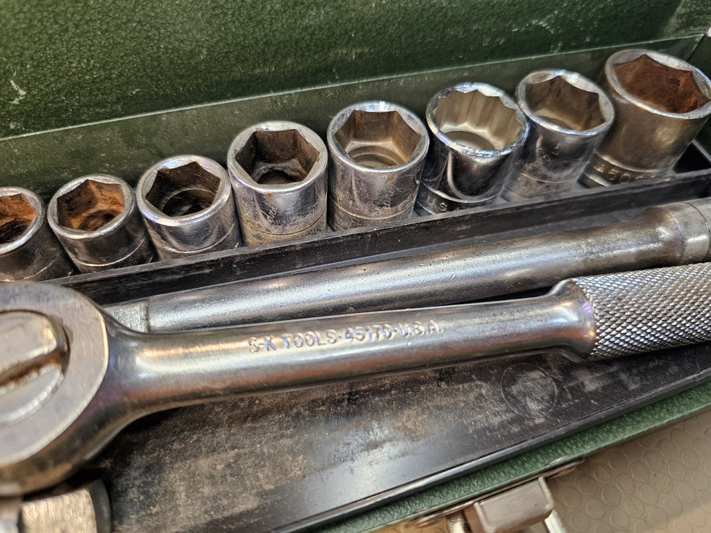 S-K SK Tools U.S.A. (12) Pc. 3/8" Drive Socket / Ratchet Set