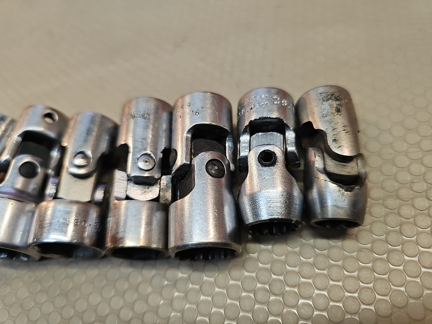 *MADE IN USA* Proto / SK / Other 3/8" Drive 6 Pc. Swivel Socket Set 3/8" to 3/4"