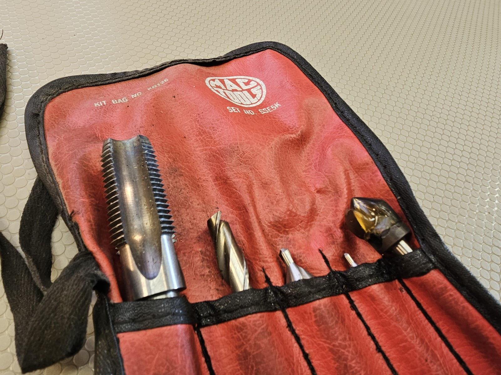 Mac Tools Twist Extractors E3 & E5 From Set SSE5K In Kit Bag No. KB126 Dril bits