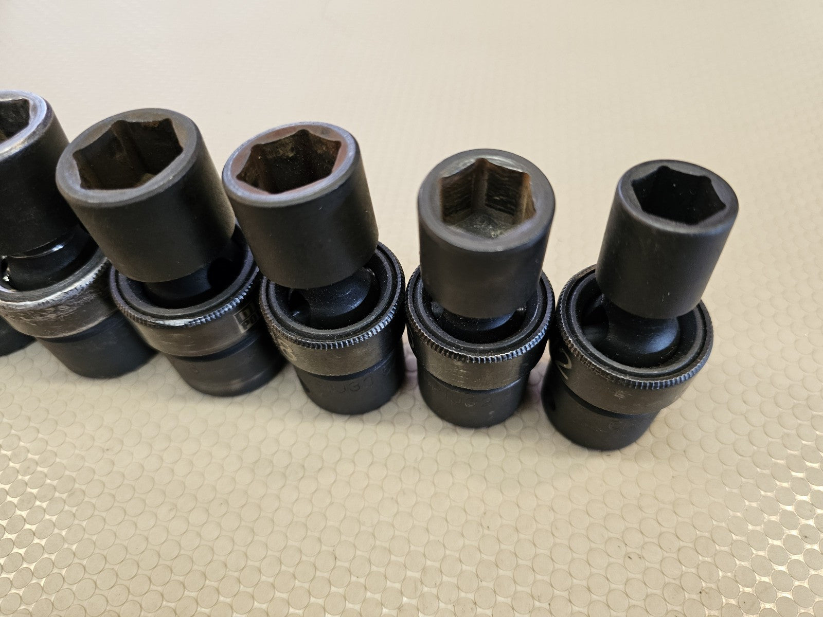 Cornwell Blue Power 8pc 1/2" Dr. 6-PT Swivel Impact SAE Socket Set 1/2-15/16"