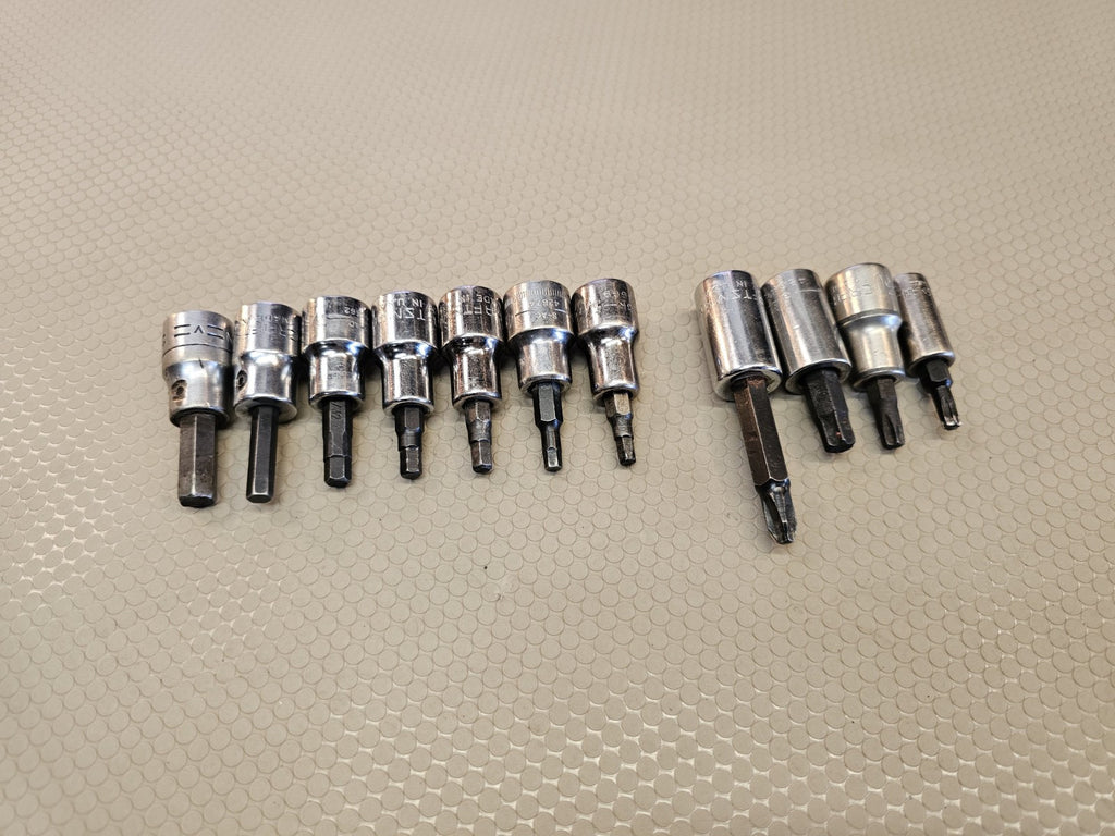 Craftsman USA 11 pc ~ SAE & Metric Hex & Torx Socket Set 1 Phillips