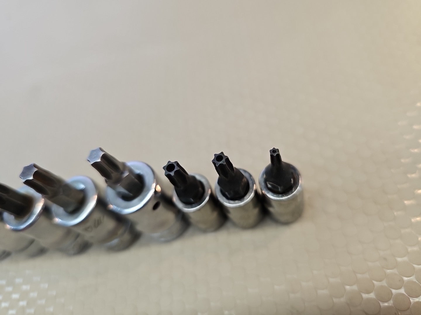 Snap On Tools 9 pc Combination Drive TORX Removal Socket Set 209EFTXBY