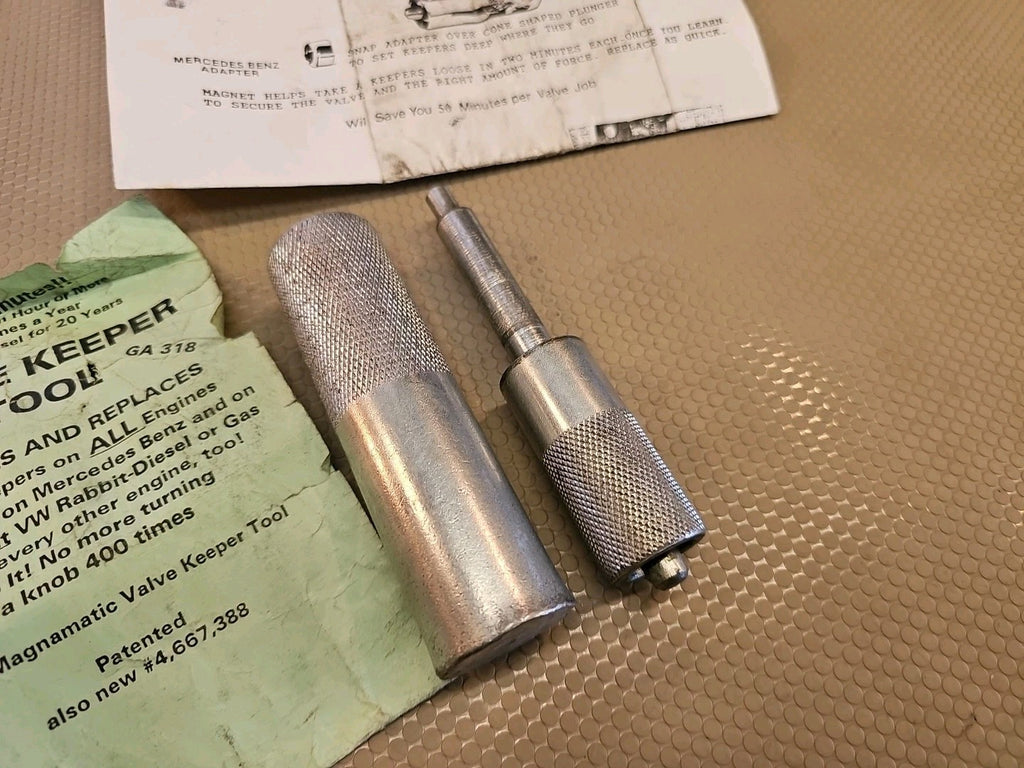 Vintage Twin MagnaMatic Valve Keeper Tool For Gas Or Diesel Engines MB adapter